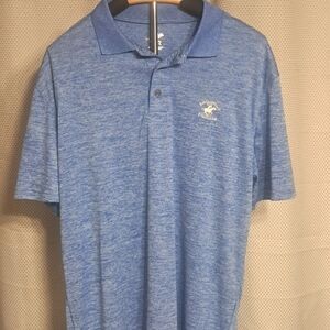 Beverly Hills Polo Club Heather Blue Polo Shirt